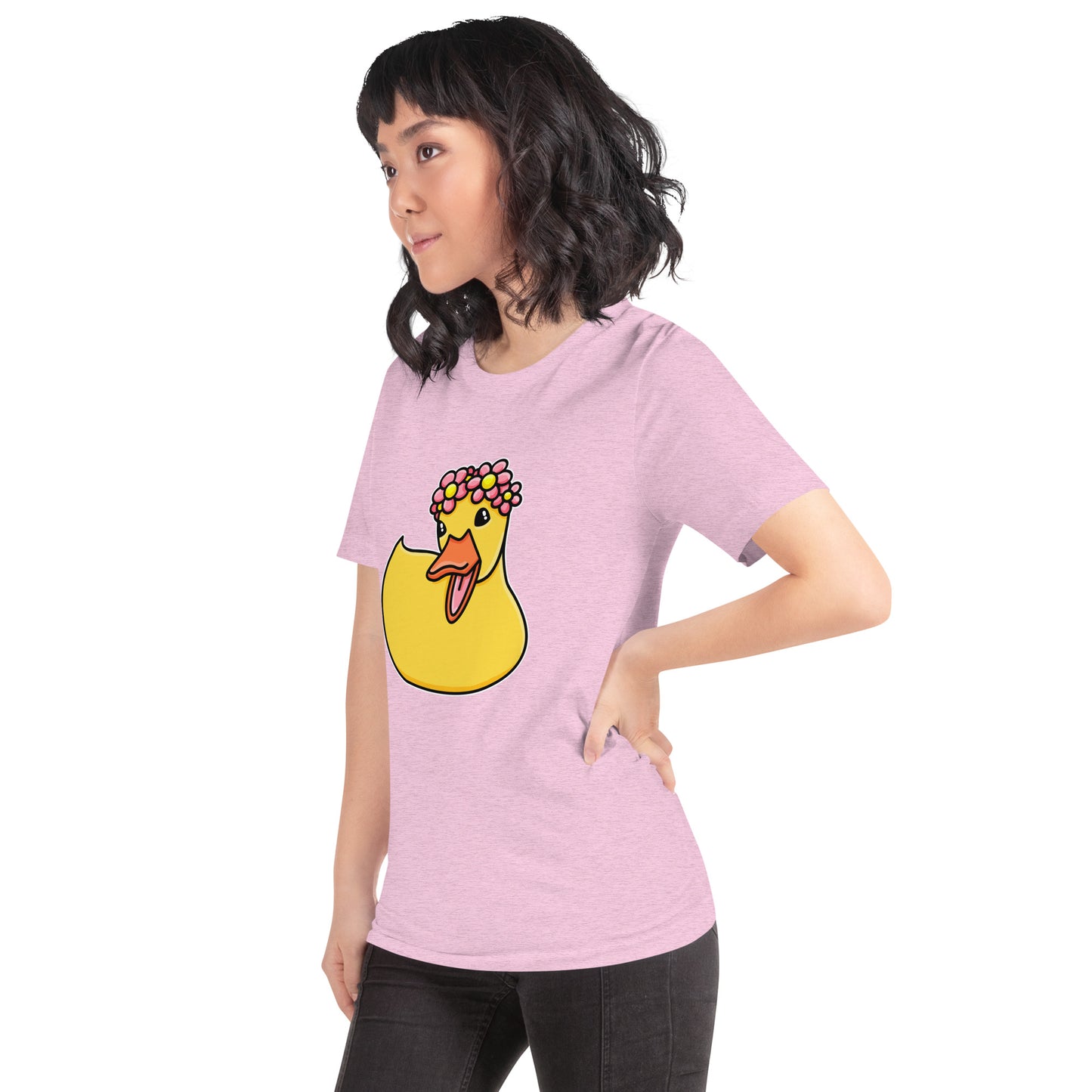 Flower Duck Unisex t-shirt