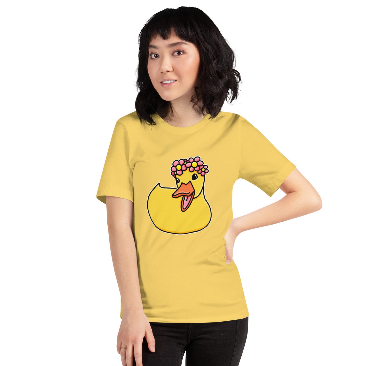 Flower Duck Unisex t-shirt